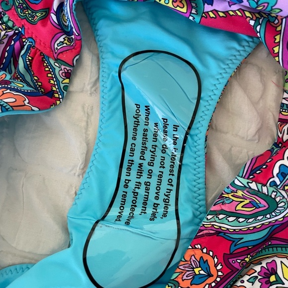 Tommy Bahama Paisley Swim Bottom - Pink and Blue - Picture 5 of 7